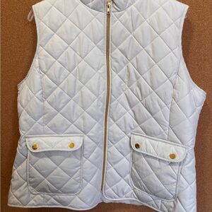 St. John's Bay Classic Ivory Quilted Vest